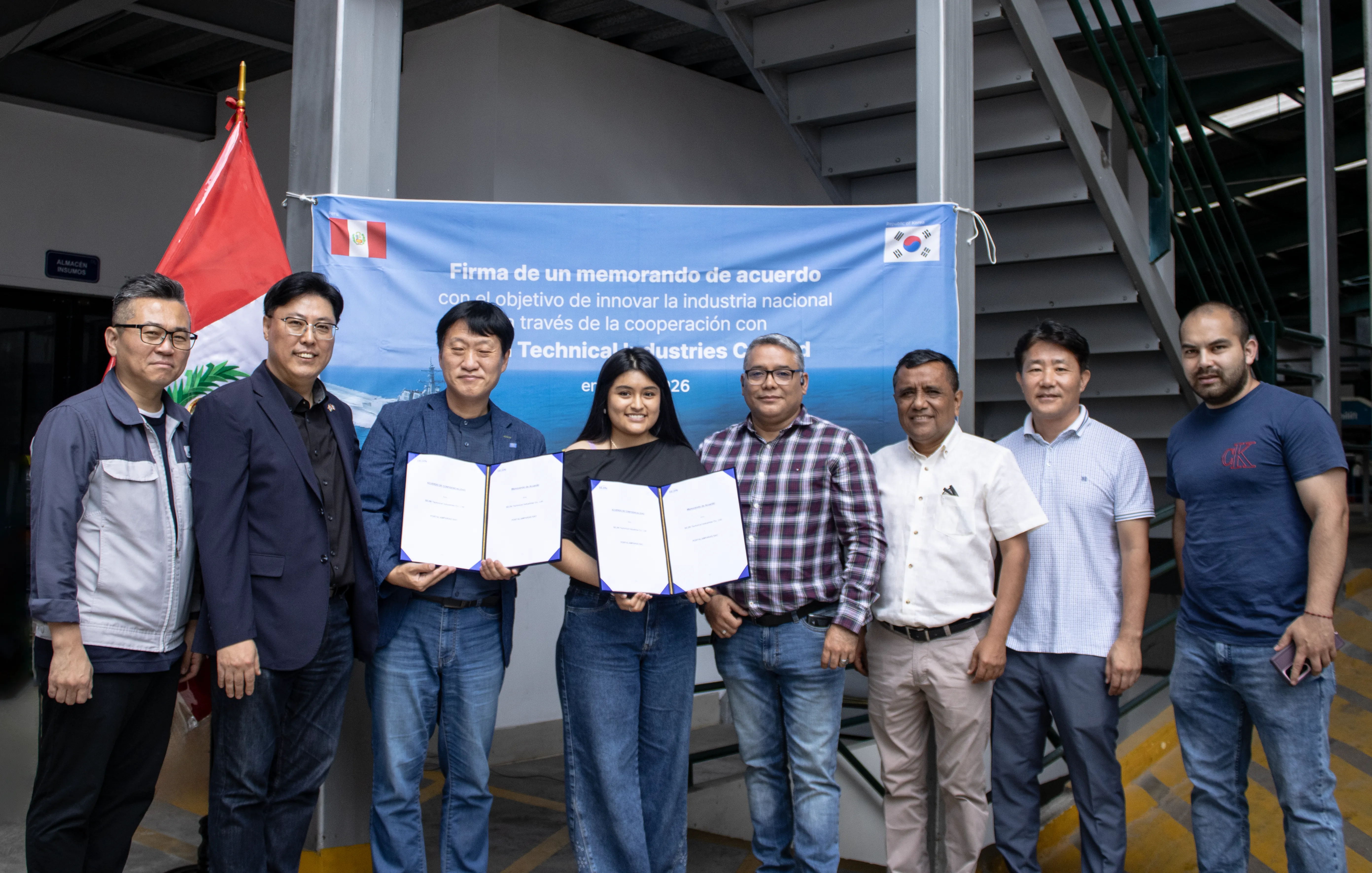 Portalámparas S.A.C. firma acuerdo internacional para impulsar la innovación industrial